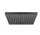 Верхній душ Hansgrohe Vernis Shape 230 1jet, прямокутна 23x17 cm - чорний мат.