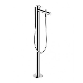 Одноважільний однорычажный для ванны, вільностоячий, Hansgrohe Tecturis E - Білий Матовий