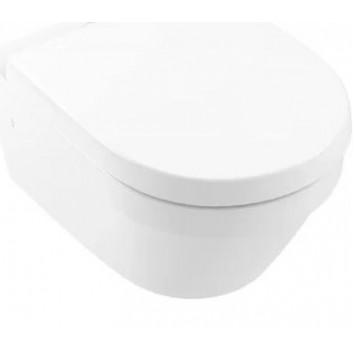 Підвісний унітаз Villeroy&Boch Architectura, 53x37 cm, злив tylny, bezkołnierzowa (DirectFlush), z powłokami AntiBac i CeramicPlus - білий альпійський
