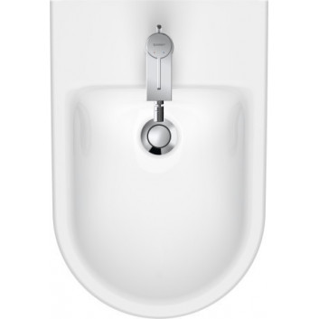 Раковина туалетна навісна Duravit D-Neo Rimless, 54x37cm, bez rantu spłukującego, кріплення Durafix, 4,5 l, UWL klasa 1, біла