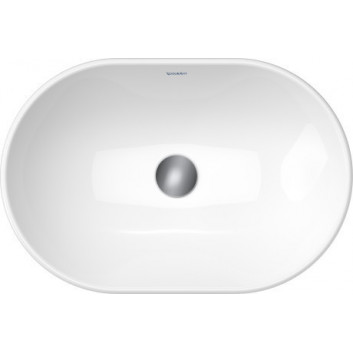Умивальник монтований на стільниці Duravit D-Neo, 40cm, кругла, без переливу, без отвору для змішувача, біла