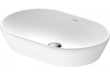 Умивальник монтований на стільниці Duravit D-Neo, 40cm, кругла, без переливу, без отвору для змішувача, біла