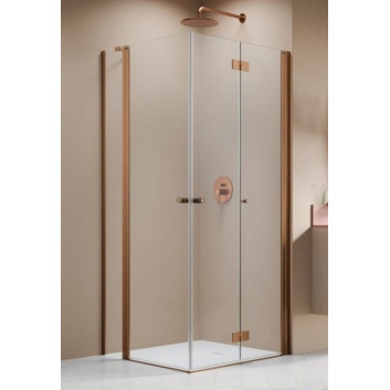 Душова кабіна Radaway Nes Brushed Gold KDD B90, частина права, двері ламані, 900x2000mm, profil золотий szczotkowany