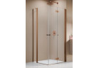 Душова кабіна Radaway Nes Brushed Copper H-KDD II 90, частина права, двері 900x2000mm - скло прозоре, profil мідь szczotkowany