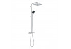 Душова система Grohe Vitalio Comfort 250 з термостатом для настінного монтажу, з верхнім душем kwadratową 25 cm - хром