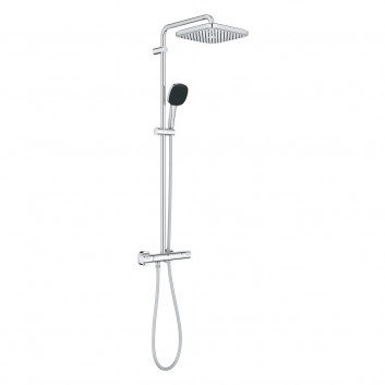 Душова система Grohe Euphoria System 260 з термостатом для настінного монтажу, з верхнім душем okrągłą 26 cm - phantom black