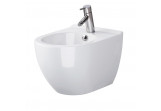 Bidet підвісний Cersanit Zen 50x35,5cm, z ukrytym montażem, z wybitym otworem na baterie - білий