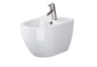 Bidet підвісний Cersanit Zen 50x35,5cm, z ukrytym montażem, z wybitym otworem na baterie - білий