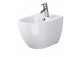Раковина zawieszana з сидінням slim Cersanit Zen Pro Oval, 52,5x35,5cm, з сидінням з мікроліфтом Duroplastową Moonway Spot Slim - біла