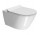 Комплект GSI Kube X раковина WC навісна 55x36 cm + сидіння з мікроліфтом + mocowania - біла