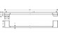 Вішалка для рушника Hansgrohe AddStoris 64,8 cm - бронзове напилення