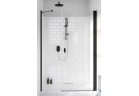 Двері душові для ніши Radaway Nes 8 Black DWS 90, праве, скло прозоре, 900x2000mm, чорний profil