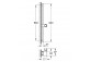 Душова штанга Grohe Rainshower Aqua 600 mm - phantom black