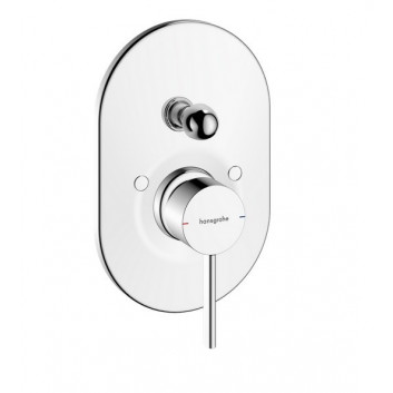 Однорычажный для ванны Hansgrohe Zesis S одноважільний, прихований do iBox universal - хром