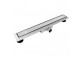 Лінійне обтікання підлоговий Balneo Duplex Black 80 cm, dwustronny, низький 52 mm - чорний