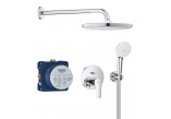 Прихований душовий комплект з верхнім душем Tempesta 250 Cube, Grohe Groheterm, хром