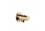 Кутове підключення Gessi Anello, з важелем - Copper Brushed PVD