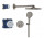 Душовий комплект прихований Grohe Grohterm SmartControl Rainshower 310 SmartActive - brushed hard graphite