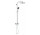 Душова система Grohe Vitalio Joy System 260 z jednouchwytową baterią ścienną - хром
