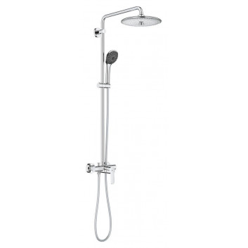 Душова система Grohe Vitalio Joy System 260 з термостатом для настінного монтажу - хром