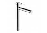Змішувач для умивальника Hansgrohe Zesis S одноважільний 100 CoolStart з комплектом зливу з тягою - хром