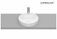 Умивальник на стільницю 37cm Roca Inspira Round кругла біла