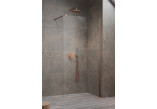 Стінка Walk-In Radaway Modo New Black II 70, 68.5-69.5x200cm, чорні, скло прозоре- sanitbuy.pl