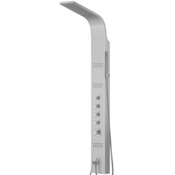 Панель душовий Corsan KASKADA Termostat, чорний