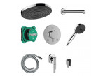 Душова система Hansgrohe Pulsify S 260 1jet зі змішувачем термостатичною Ecostat Comfort S i iBox universal 2, прихований, хром