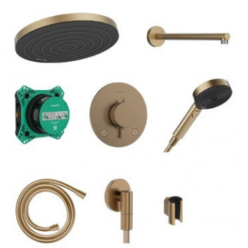 Душова система Hansgrohe Pulsify S 260 1jet зі змішувачем термостатичною Ecostat Comfort S i iBox universal 2, прихований, хром