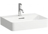 Умивальник настінний LAUFEN VAL 550 x 420 mm SaphirKeramik з отвором для змішувача біла