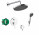 Душовий комплект Hansgrohe Zesis S, Activera S 240, прихований, 2 виходи wody, хром