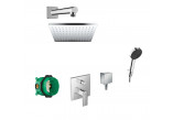 Душовий комплект Hansgrohe Vernis Shape 230, прихований, 2 виходи wody, хром