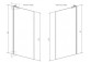 Ширма для ванни Radaway Essenza Pro PNJ II, скло прозоре, 60x150cm, profil хром