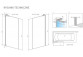 Ширма для ванни Radaway Essenza Pro PNJ II, скло прозоре, 60x150cm, profil хром