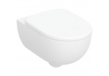 Комплект wiszącej miski WC Geberit Selnova 54x35,5 cm, туалет, TurboFlush, з сидінням для унітаза - біла