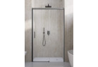 Двері wnękowe Radaway Idea 8 DWJ Brushed GunMetal 140 cm, праве - скло прозоре, profil gunmetal szczotkowany