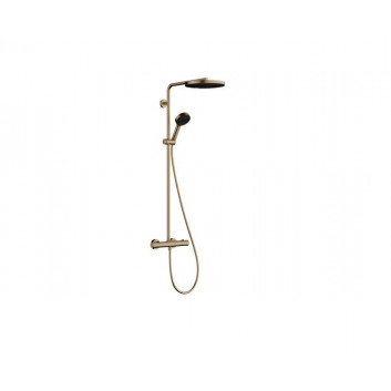 Душовий комплект Hansgrohe Pulsify S Puro 260 1 jet z Ecostat Fine i główką душова 3jet, колір бронзове напилення