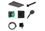 Душова система Hansgrohe Raindance Alive Q 210/340 1jet зі змішувачем термостатичною i iBox universal 2, прихований - чорний матовий