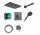 Душова система Hansgrohe Raindance Alive Q 210/340 1jet зі змішувачем термостатичною i iBox universal 2, прихований - чорний шліфований хром