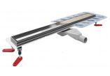  Комплект Wiper New Premium ZK Revers (Колосник 2w1), лінійне обтікання 90 cm z obrotowym syfonem snake 360, szlif