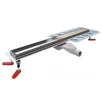  Комплект Wiper New Premium ZK Revers (Колосник 2w1), лінійне обтікання 90 cm z obrotowym syfonem snake 360, szlif