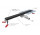 Комплект Wiper New Elite PVD, лінійне обтікання 110 cm, Revers (do wklejenia płytki/pełna), Szlif, z obrotowym syfonem snake 360 - чорний grafit