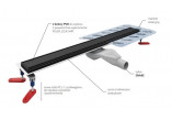 Комплект Wiper New Premium, лінійне обтікання 110 cm, Ponente, z obrotowym syfonem snake 360, szlif