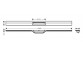 Зовнішній компонент odpływu Hansgrohe RainDrain Flex, 80cm, z możliwością przycięcia i для підлогового монтажу - хром