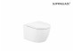 Раковина підвісна WC Roca Meridian Rimless Compacto, 48x36cm, bez kołnierza, біла
