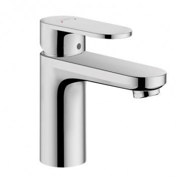 Змішувач для умивальника Hansgrohe Vernis Blend одноважільний 70 з комплектом зливу з тягою - хром