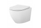 Комплект Cersanit SET C947: Раковина WC навісна Cersanit Remo Pro Oval Tornado 36x51 cm з сидінням duroplastową Slim - біла