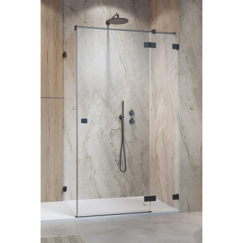 Частина права кабіни Radaway Essenza Pro Black PDD, 1000x2000mm, скло прозоре, золотий profil