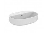 Умивальник на стільницю Ideal Standard Ipalyss овальна z cienkimi ściankami 60x38cm - біла